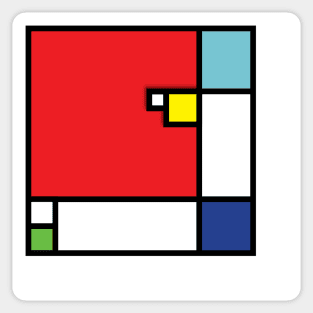 Squares 1 Sticker